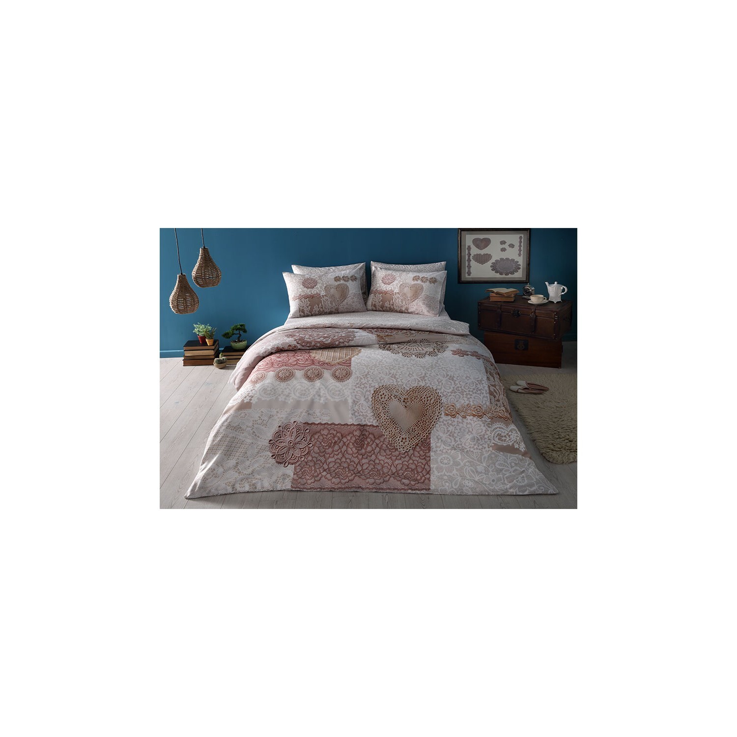 

Комплект постельного белья Tac Shelby Dried Rose