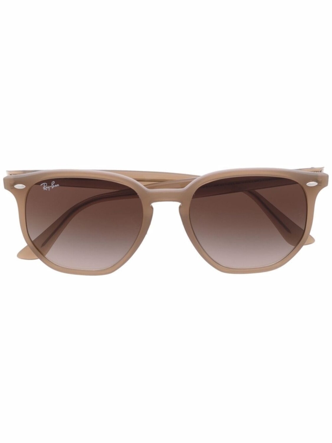 

Ray-Ban солнцезащитные очки в круглой оправе, коричневый