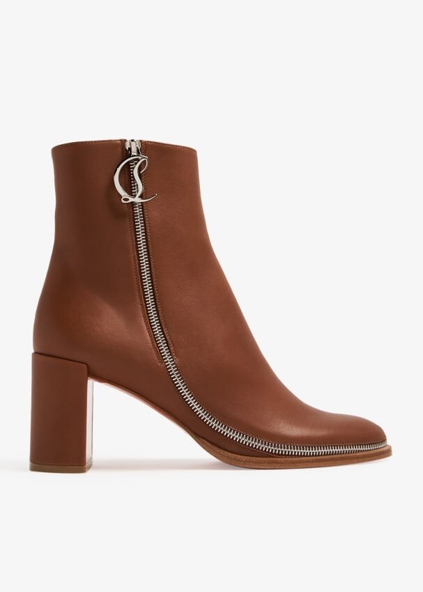 

Ботинки Christian Louboutin CL Zip Booty 70, коричневый