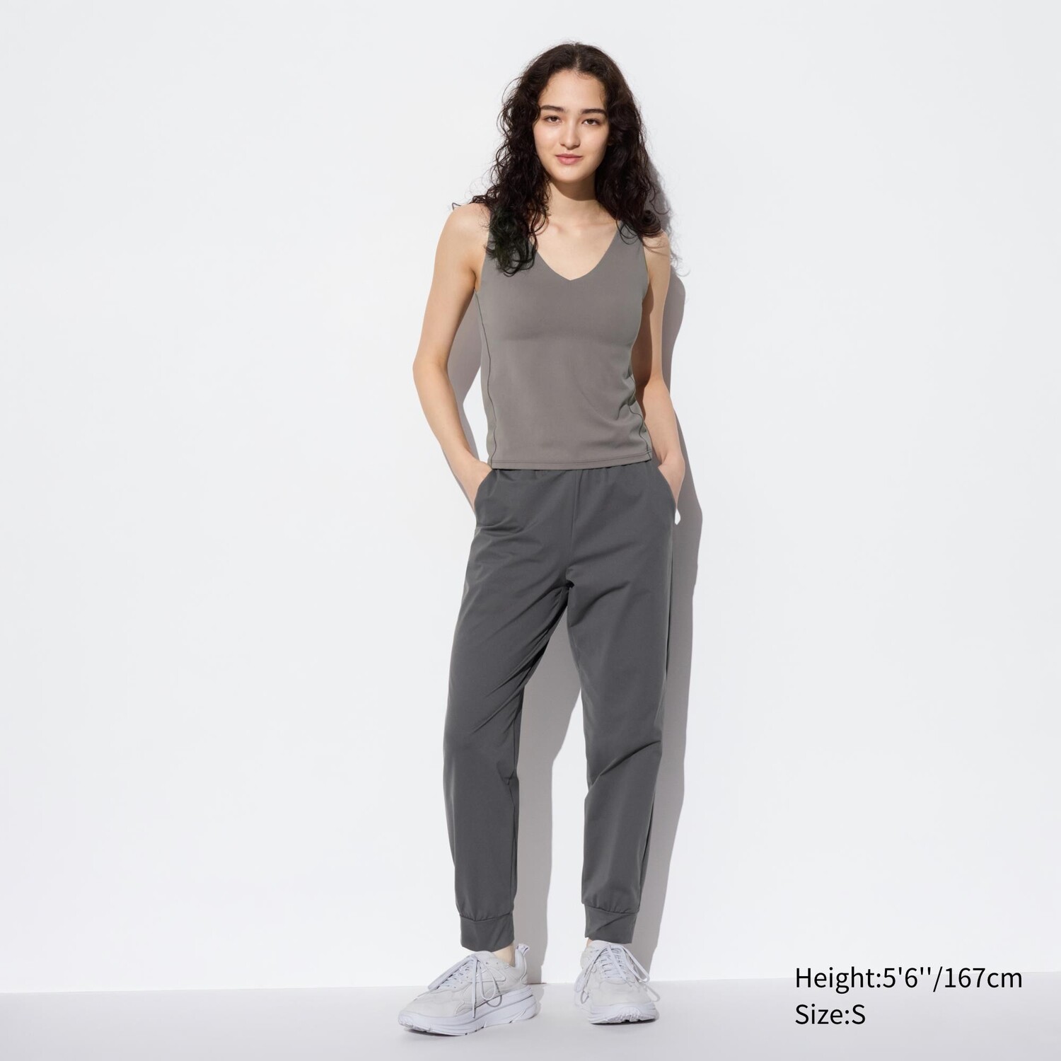 

Ультрастрейч-джоггеры airism UNIQLO, серый
