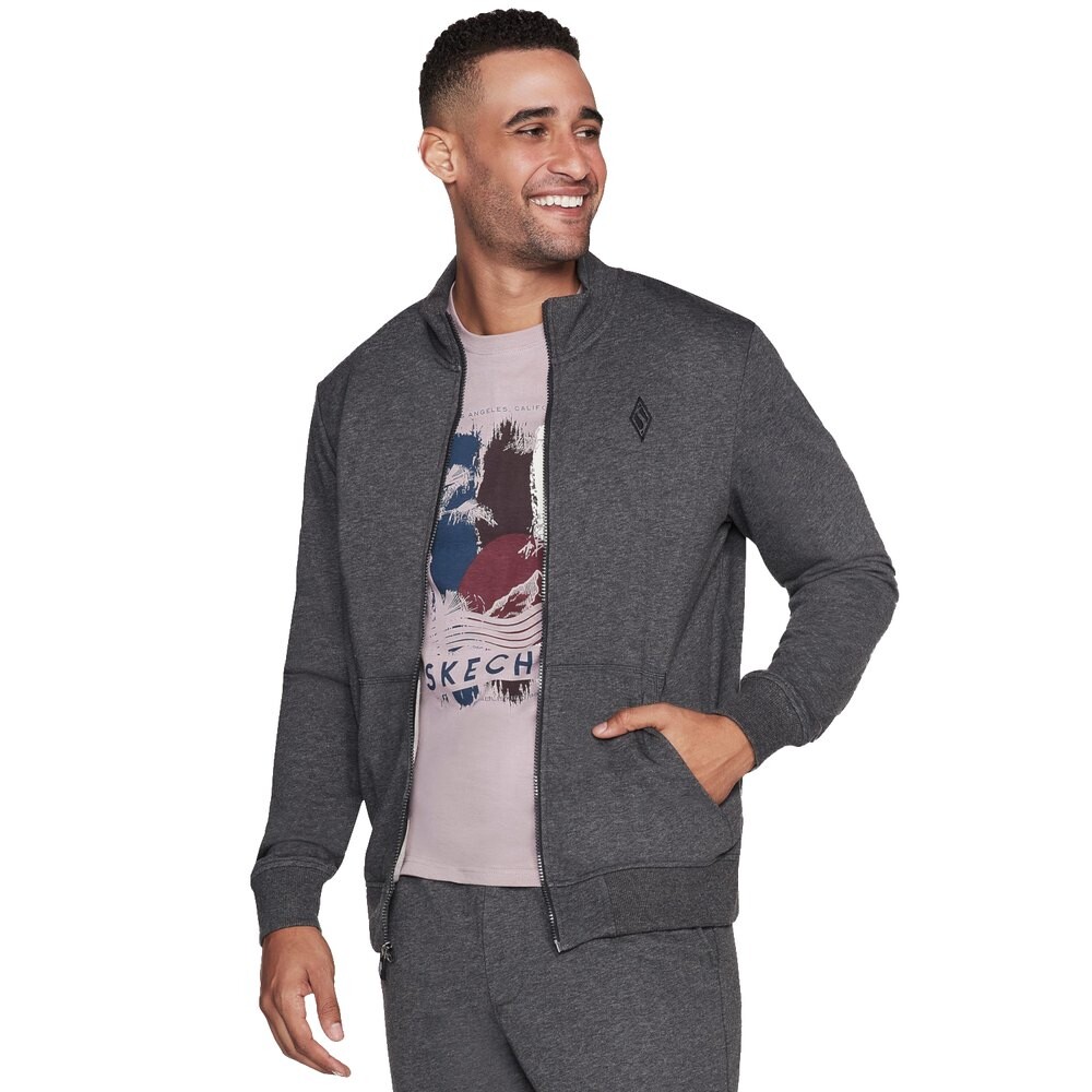 

Толстовка Skechers M3JA195 Full Zip, серый