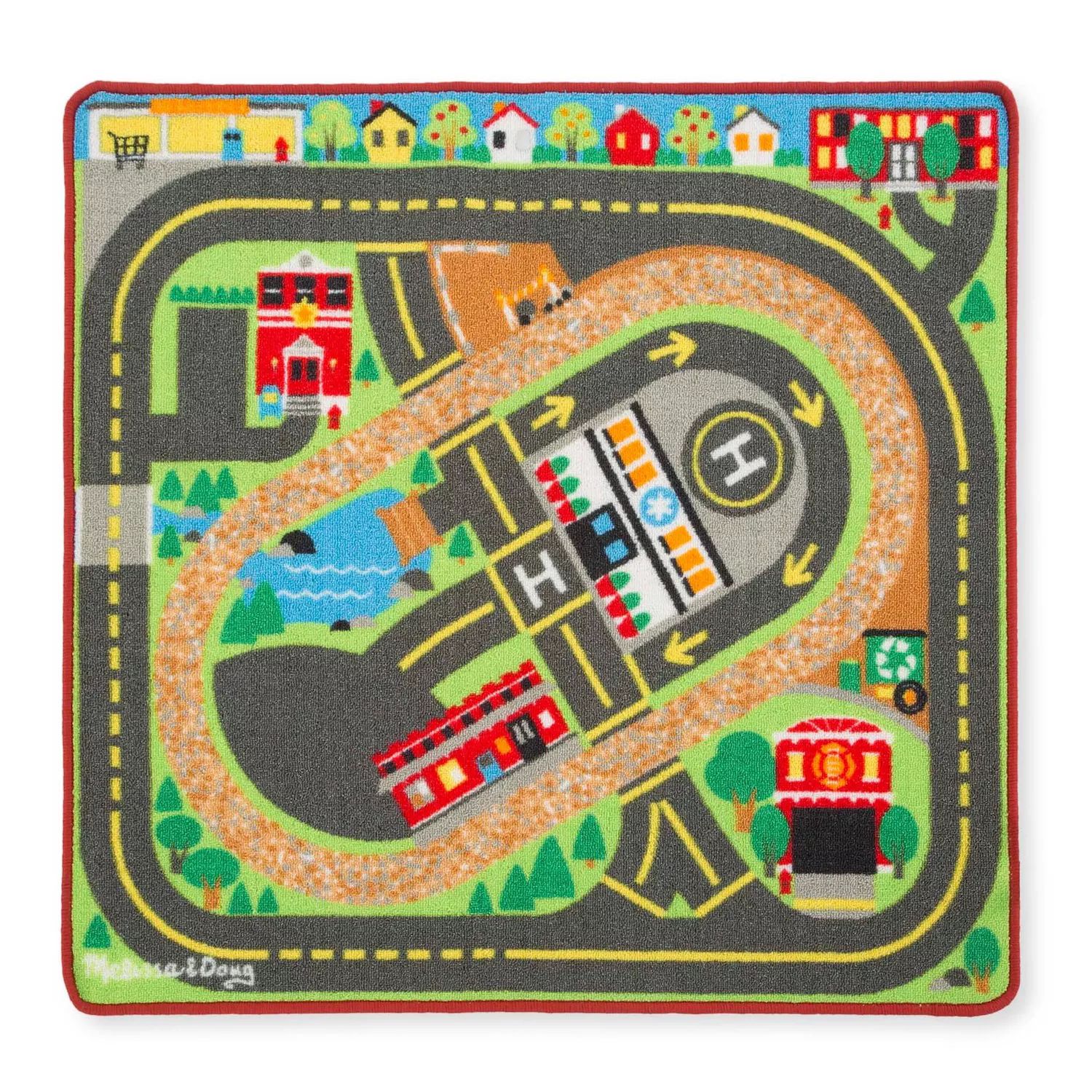 

Коврик Melissa & Doug Deluxe для различных транспортных средств Melissa & Doug