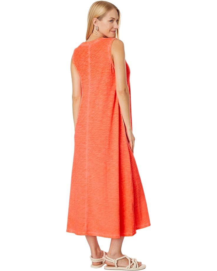 Платье Elliott Lauren Enzyme Wash Jersey - Sleeveless Maxi Dress, коралловый