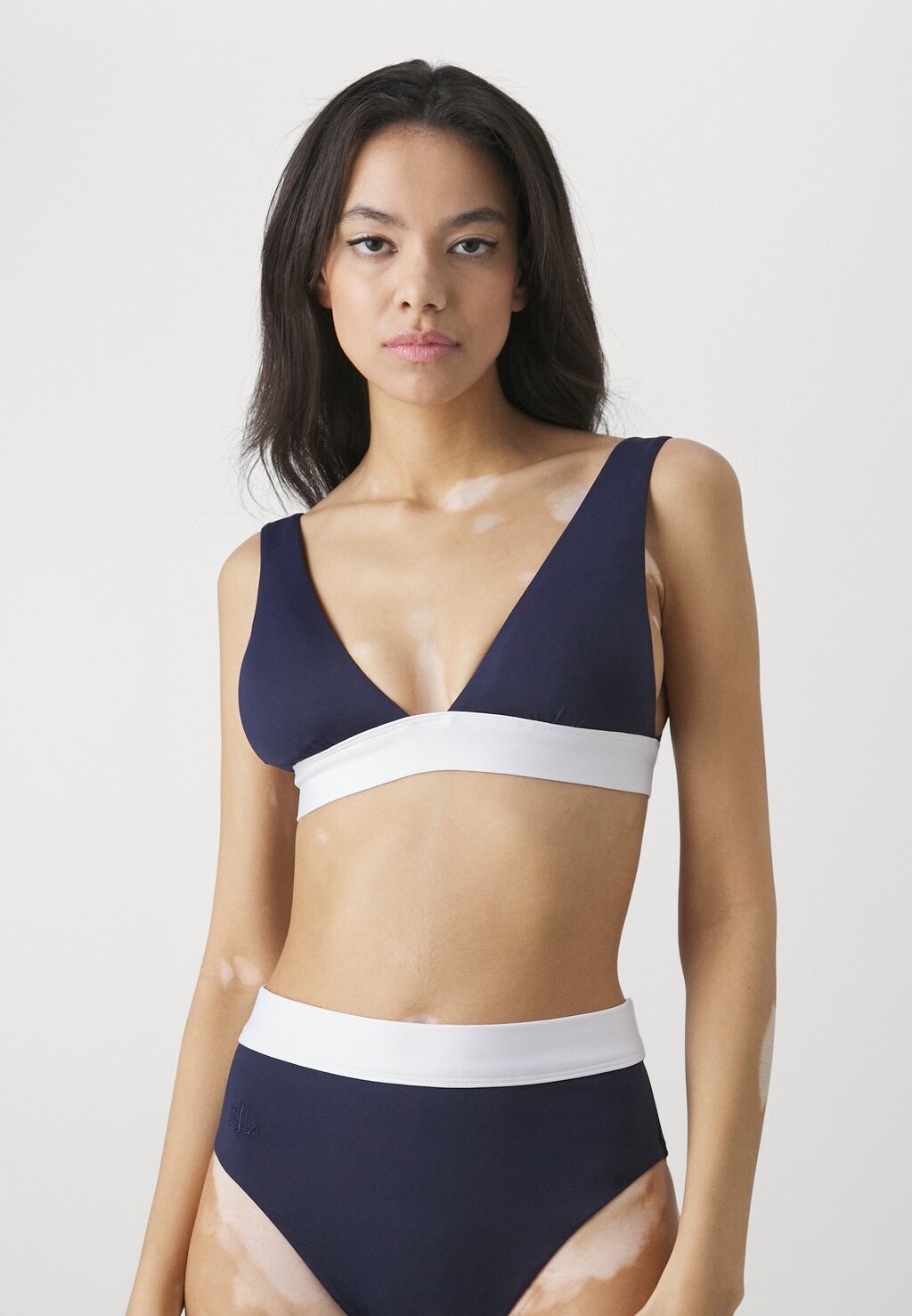 

Верх бикини BEL AIR Lauren Ralph Lauren, темно-синий
