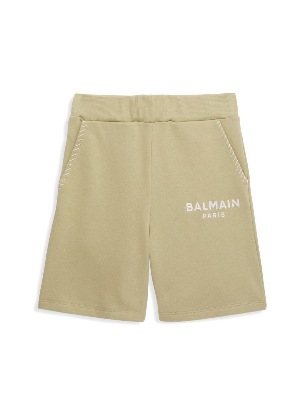 

Хлопковые спортивные шорты с логотипом для маленьких девочек Balmain