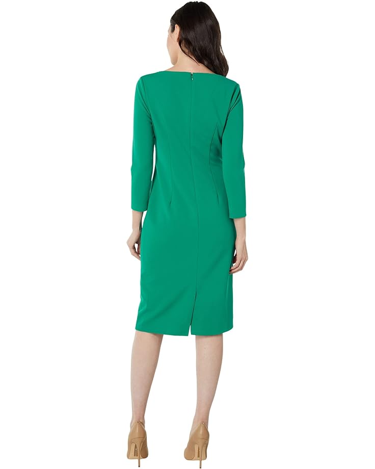 Платье Maggy London 3/4 Length Sleeve Sheath Dress, цвет Parasailing