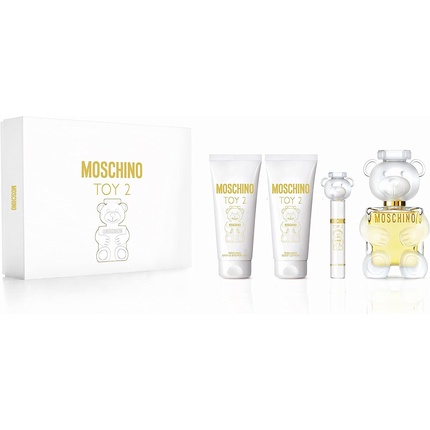 Moschino Toy 2 Eau de Parfum 100ml Perfumed Shower Gel 100ml Body Lotion 100ml Travel Spray 10ml