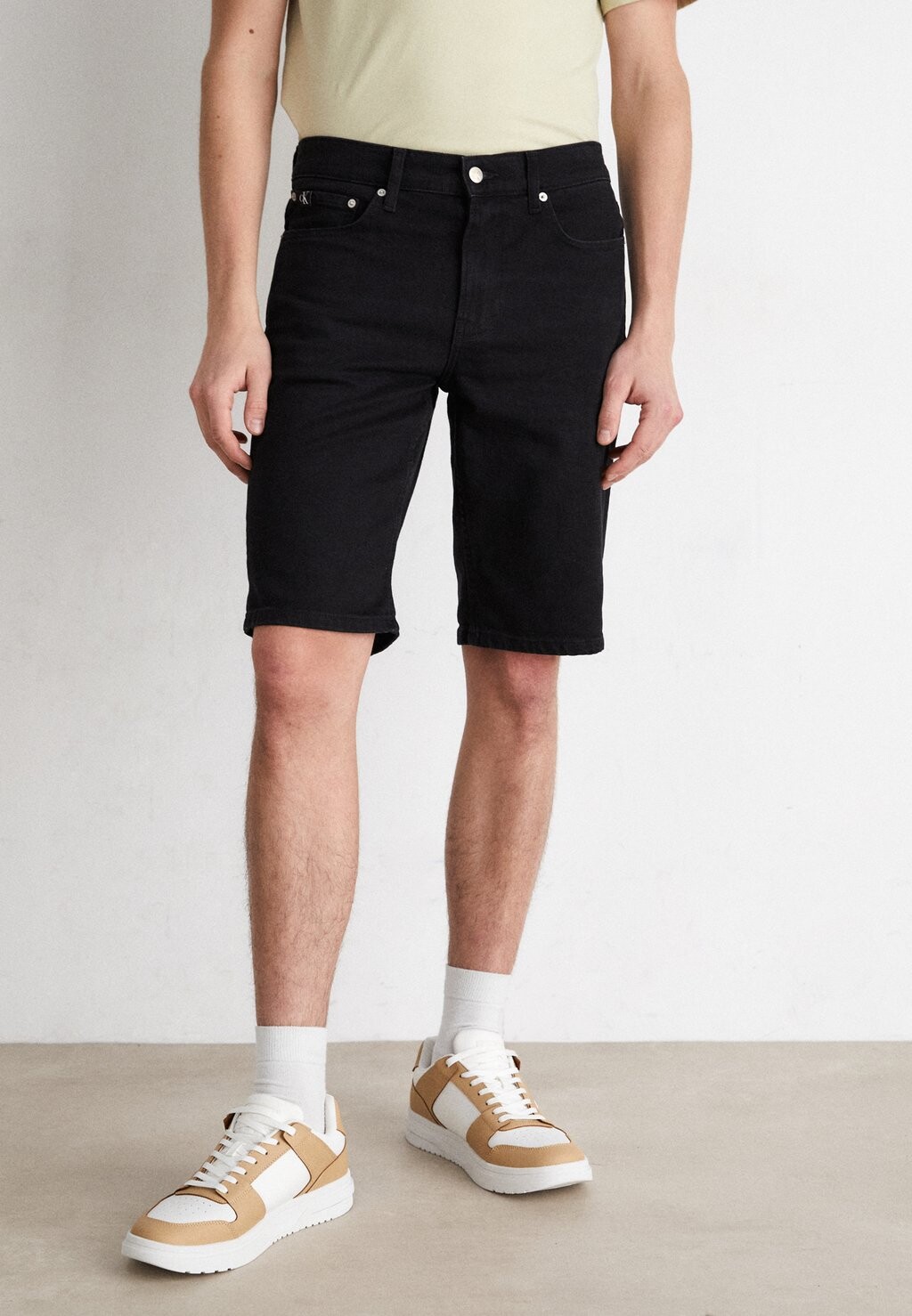 

Джинсовые шорты Calvin Klein Jeans, черный деним