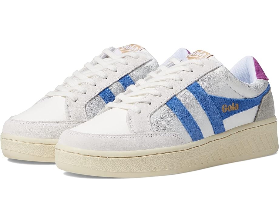 

Кроссовки Gola Superslam Blaze, цвет White/Sapphire/Foxglove