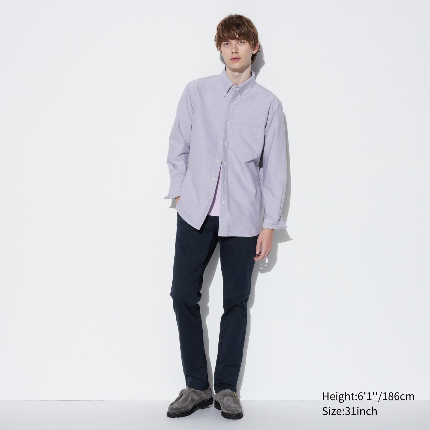 

Брюки-чиносы UNIQLO зауженные, темно-синий