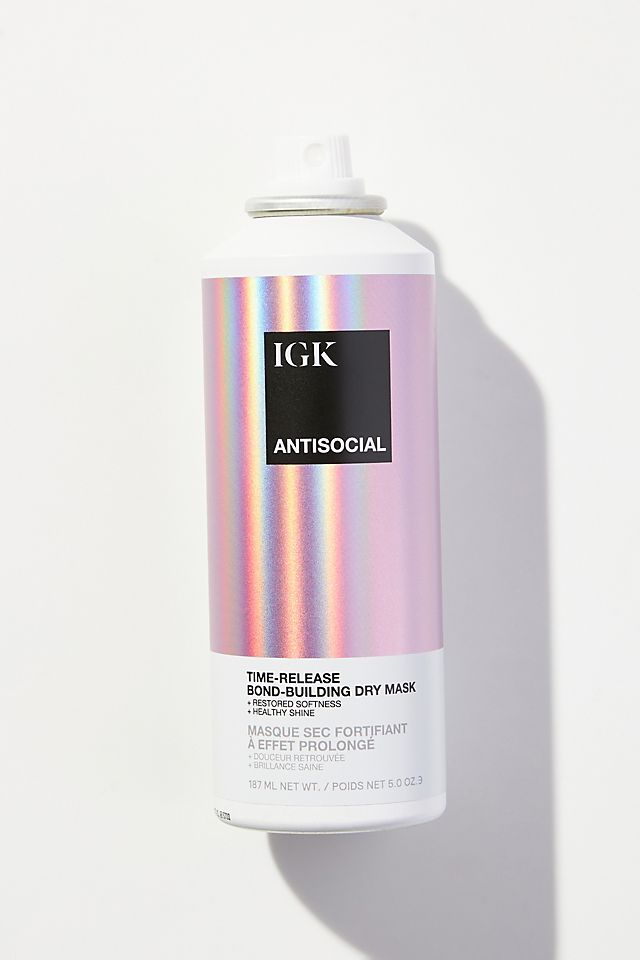 Маска для волос IGK, антисоциальная, светло-фиолетовый