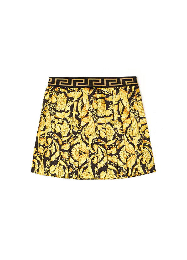 

Разноцветная юбка для девочки с узором в стиле барокко Versace
