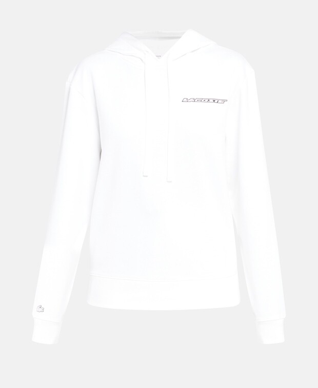 

Толстовка с капюшоном Lacoste, белый