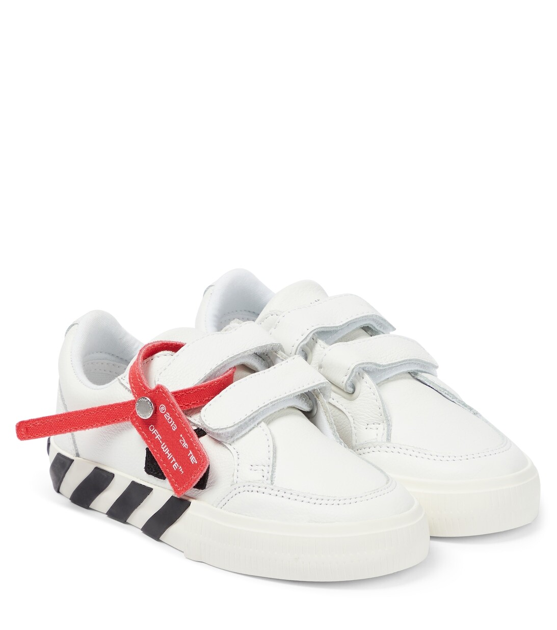 Низкие кроссовки из вулканизированной кожи Off-White, белый