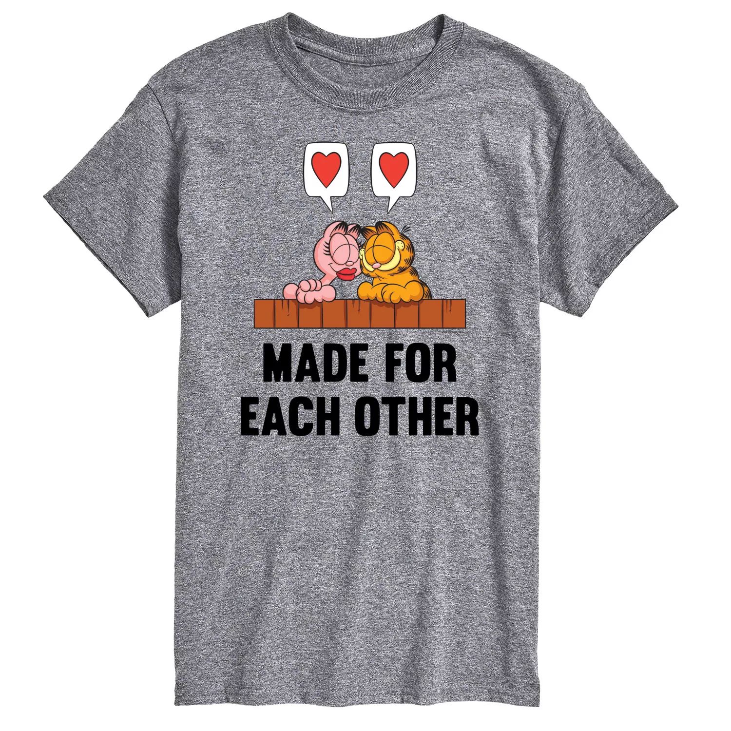 Большой и высокий Гарфилд созданы друг для друга Licensed Character printio футболки парные созданы друг для друга