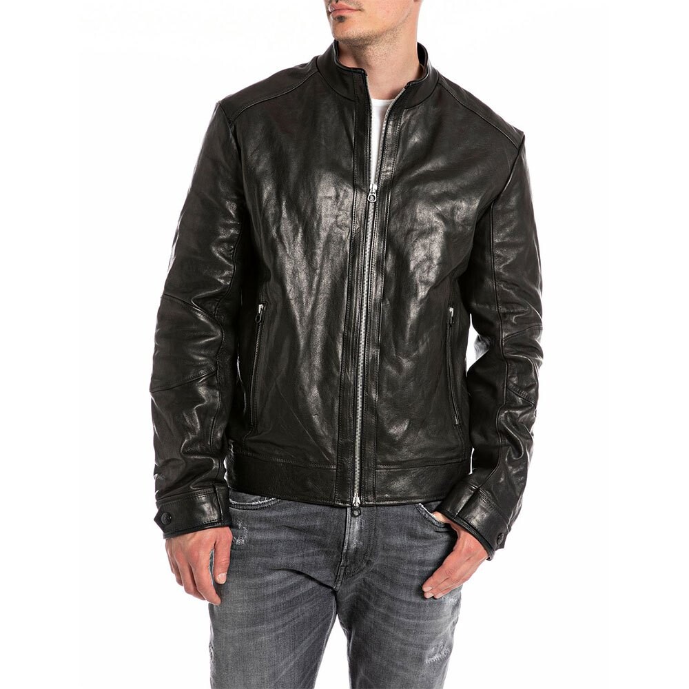 

Куртка Replay M8385.000.84950 Leather, черный
