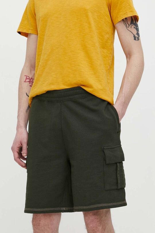

Хлопковые шорты Superdry, зеленый