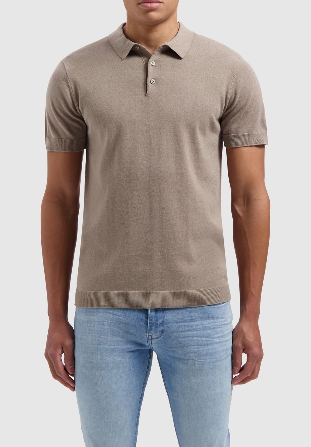 цена Рубашка-поло REGULAR FIT SS Pure Path, цвет taupe