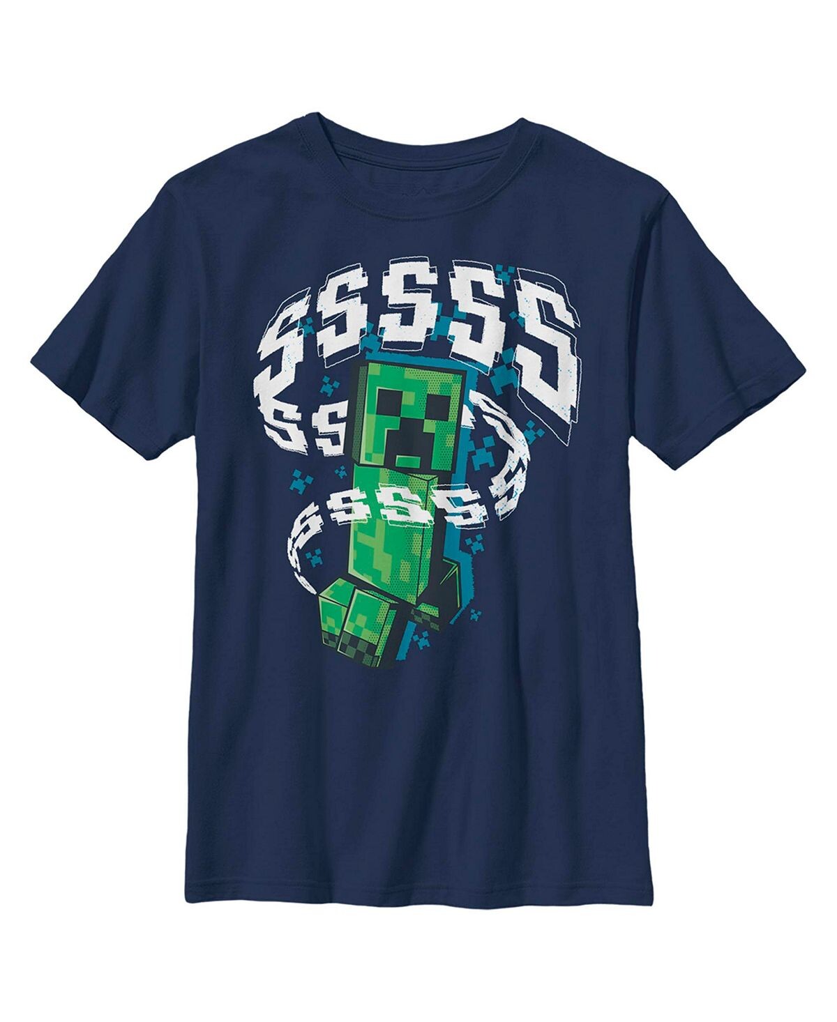 

Детская футболка Minecraft SSSS Creeper для мальчиков Microsoft