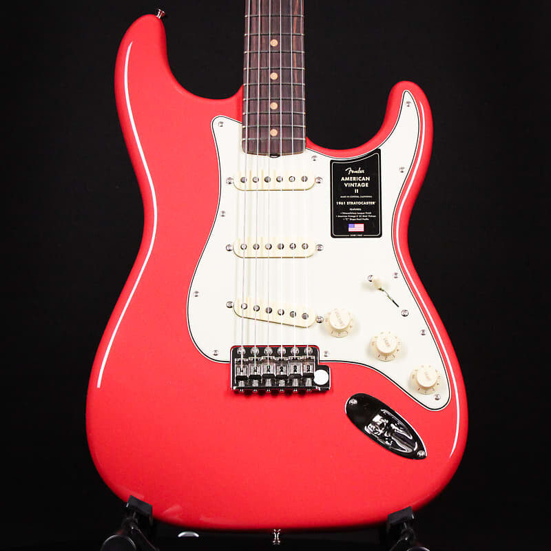 

Электрогитара Fender American Vintage II 1961 Stratocaster Fiesta Red Rosewood Fingerboard 2023