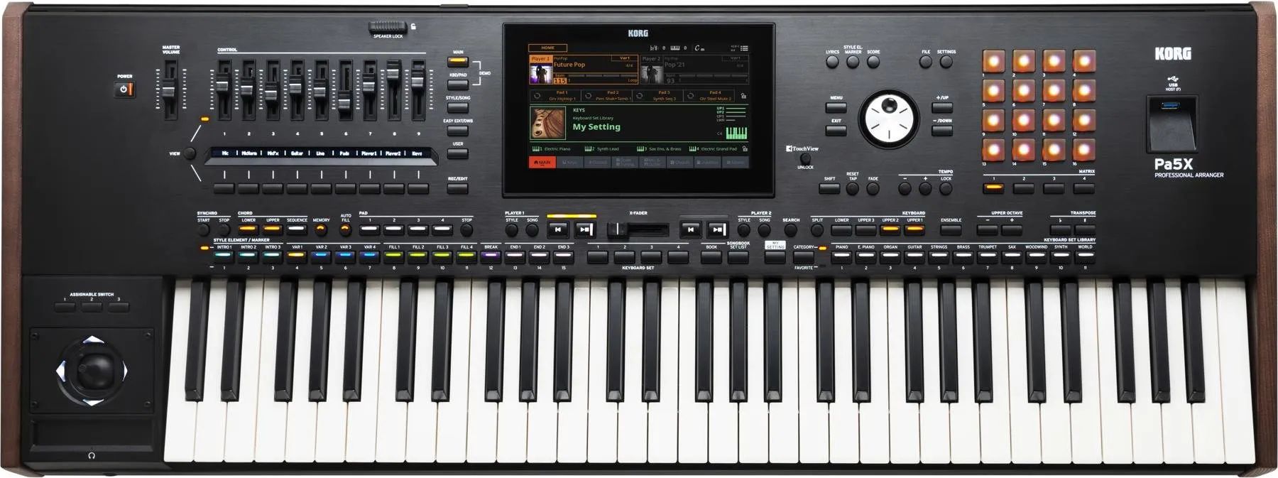 

Korg Pa5X 61 61-клавишная рабочая станция аранжировщика