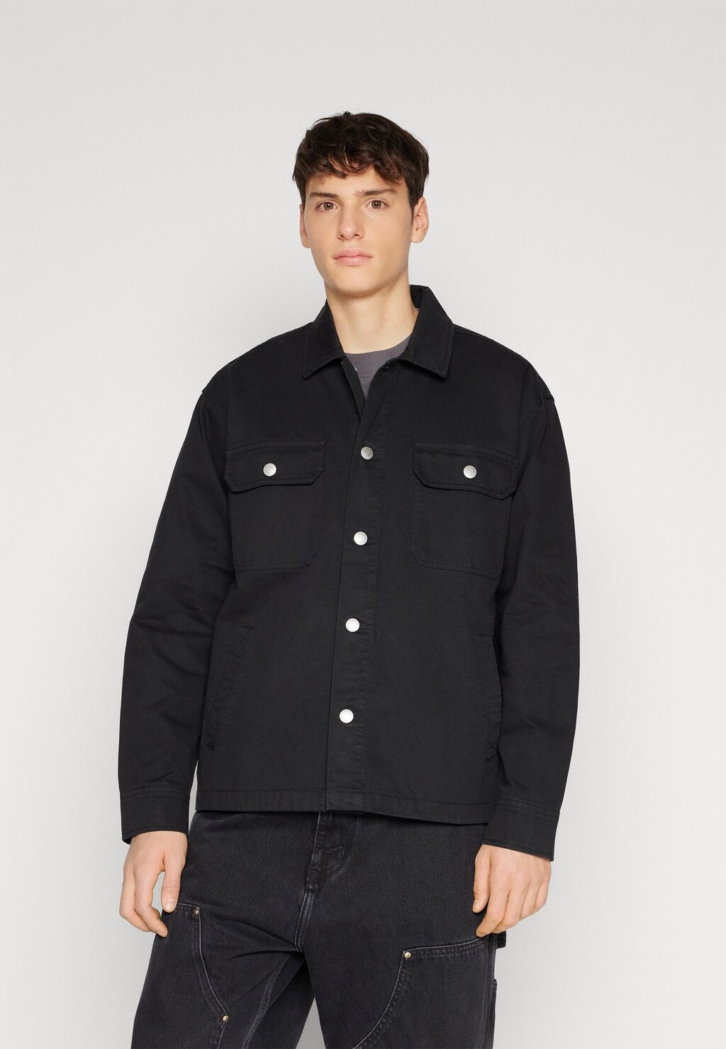 

Легкая куртка DIVISION SHIRT JACKET UNISEX Obey Clothing, цвет black