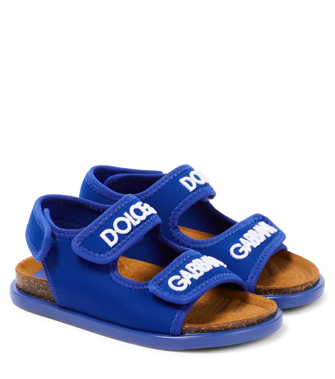 

Сандалии с логотипом DG Dolce&Gabbana, синий