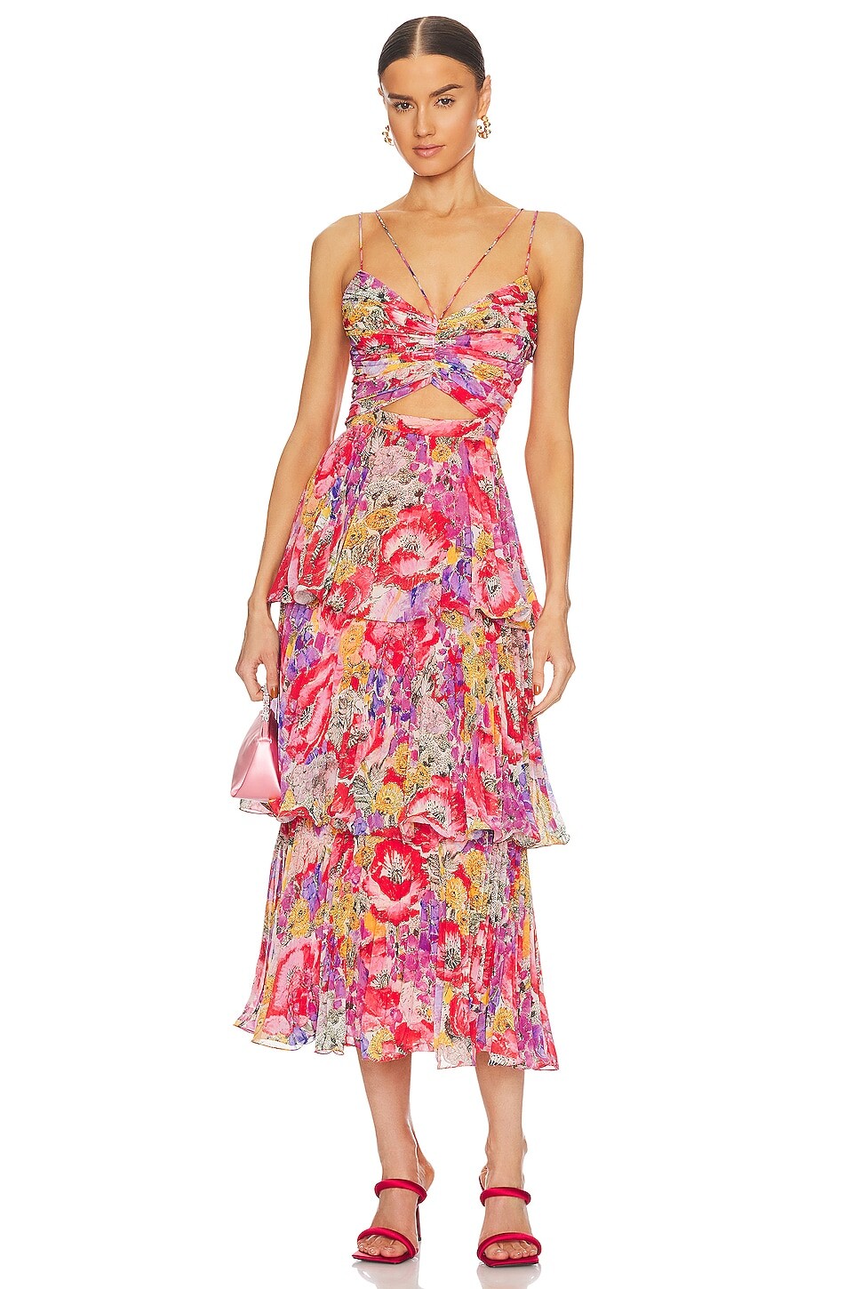 

Платье AMUR Luke Pleated Tier, цвет Poppy Field Pastel Floral