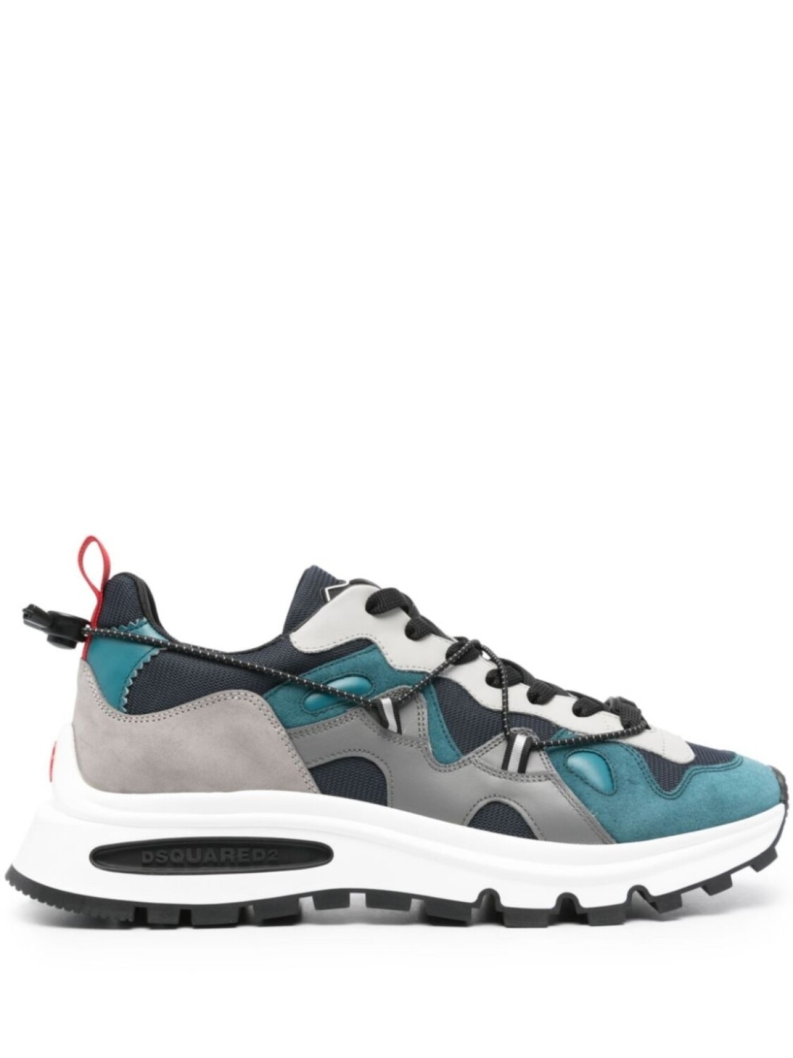 

Dsquared2 кроссовки Run со вставками, синий, Серый