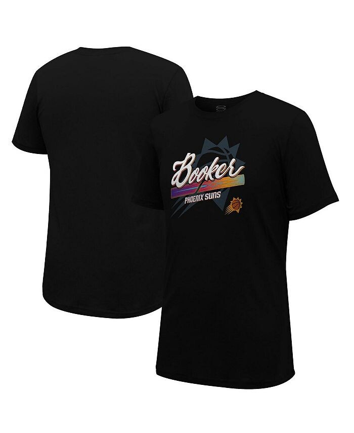 

Мужская и женская футболка с рисунком Devin Booker Black Phoenix Suns 2023/24 City Edition Player Stadium Essentials, черный