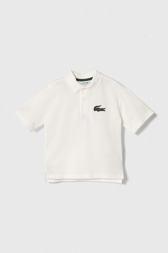 

Рубашка-поло из детской шерсти Lacoste, белый