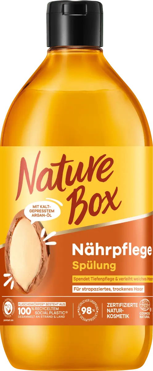 

Кондиционер питательный уход с аргановым маслом 385 мл Nature Box