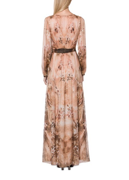 

Длинное шифоновое платье для зимнего сада Alberta Ferretti