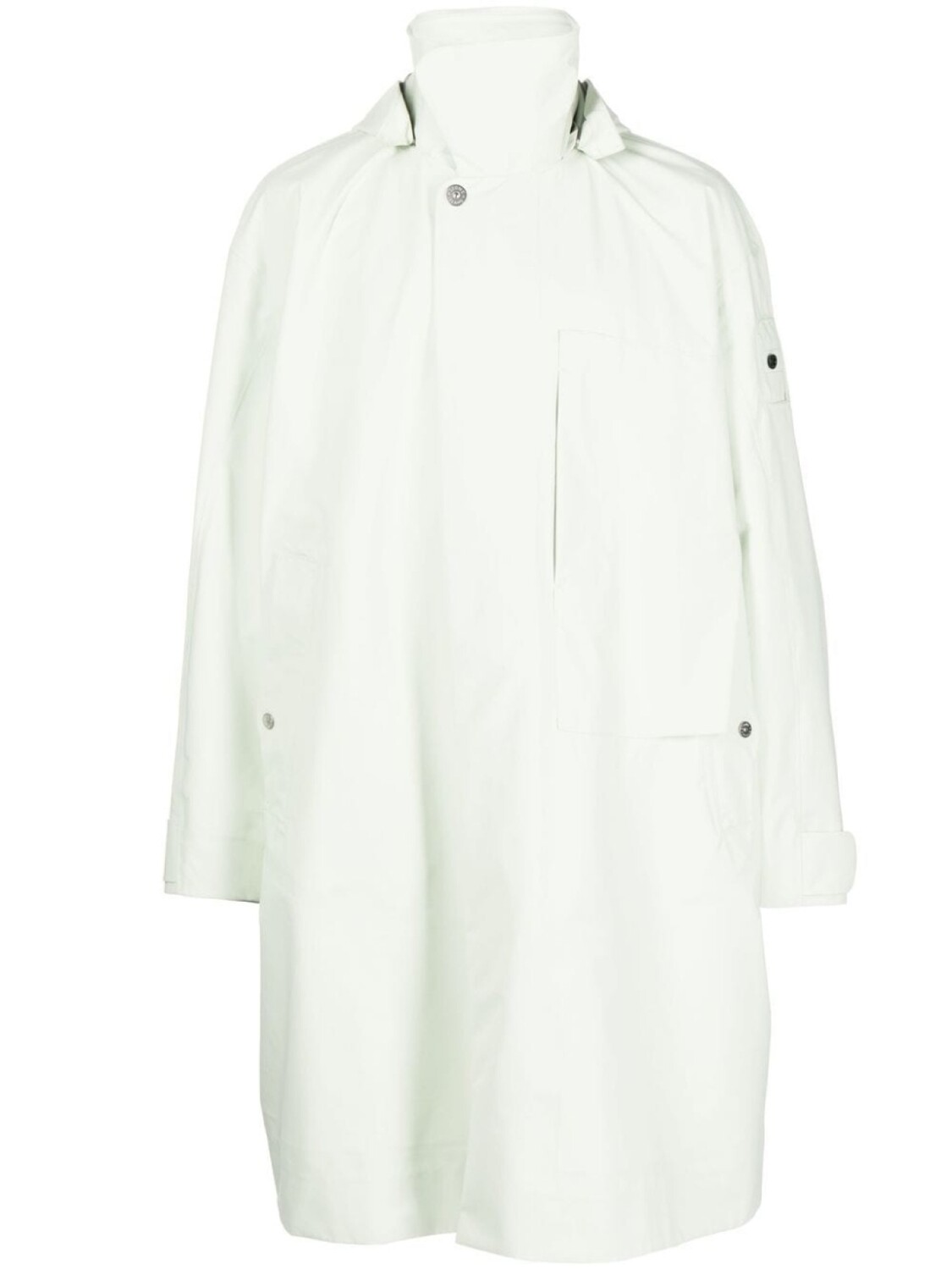 

Stone Island Shadow Project пальто оверсайз с капюшоном, зеленый