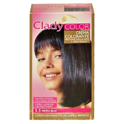 

Крем-краска для волос Permanent Oxidation 1.1 Черный Синий, Clady