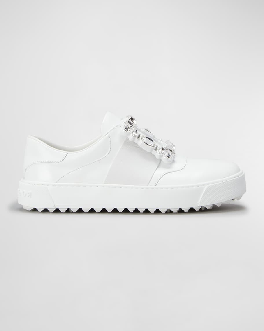 

Кроссовки Viv' Golf с пряжкой из страз Roger Vivier