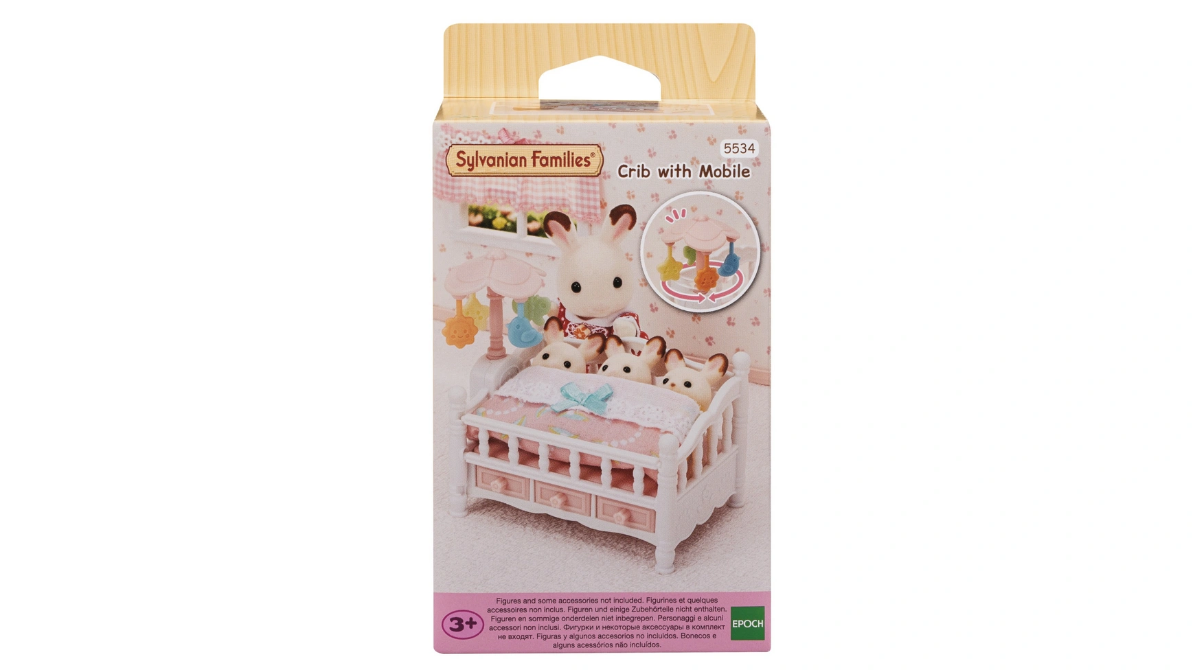 Sylvanian Families Детская кроватка с мобилем игровой набор sylvanian families детская кроватка 5152