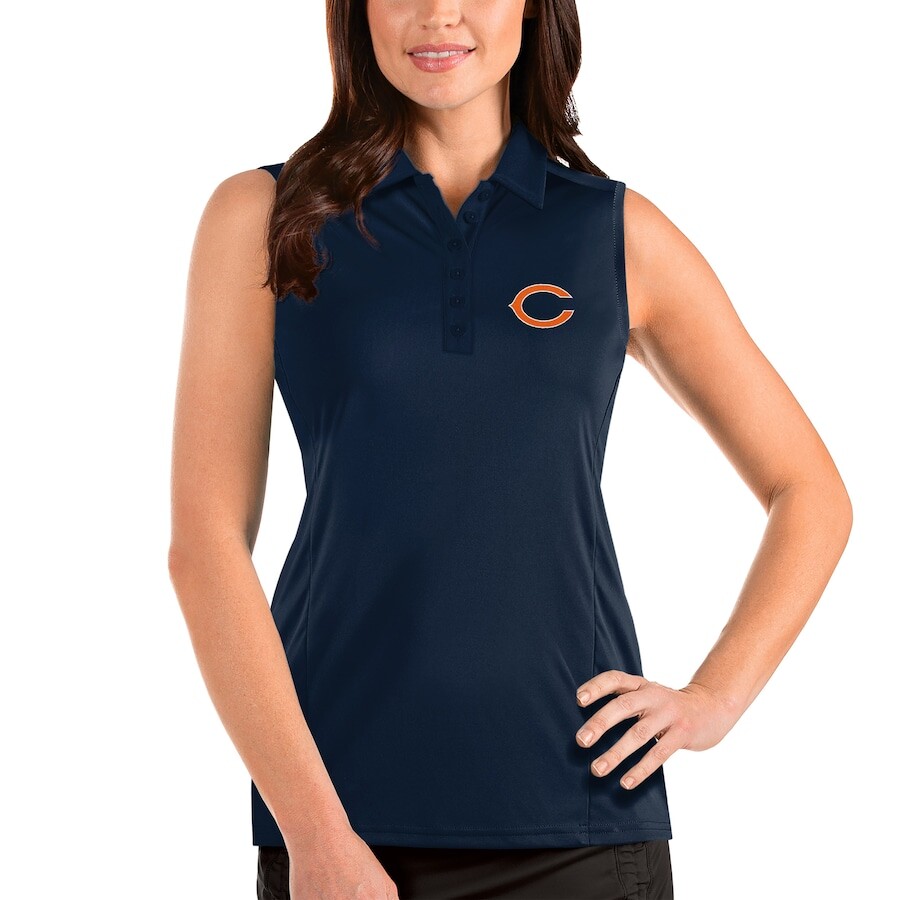 

Поло без рукавов Antigua Chicago Bears, нави