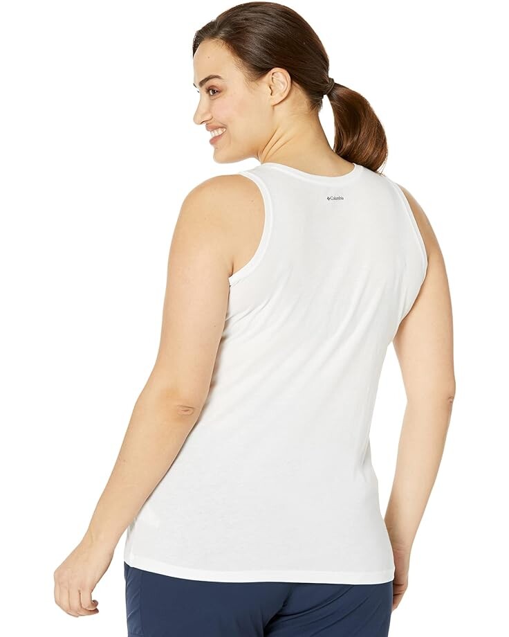 

Топ Columbia Plus Size Bluff Mesa Tank Top, цвет White/Floral Landscape