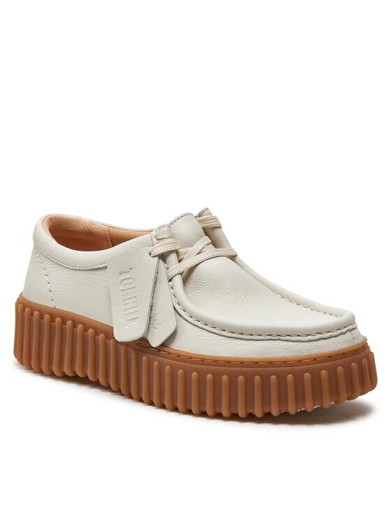 

Полуботинки Clarks, экрю