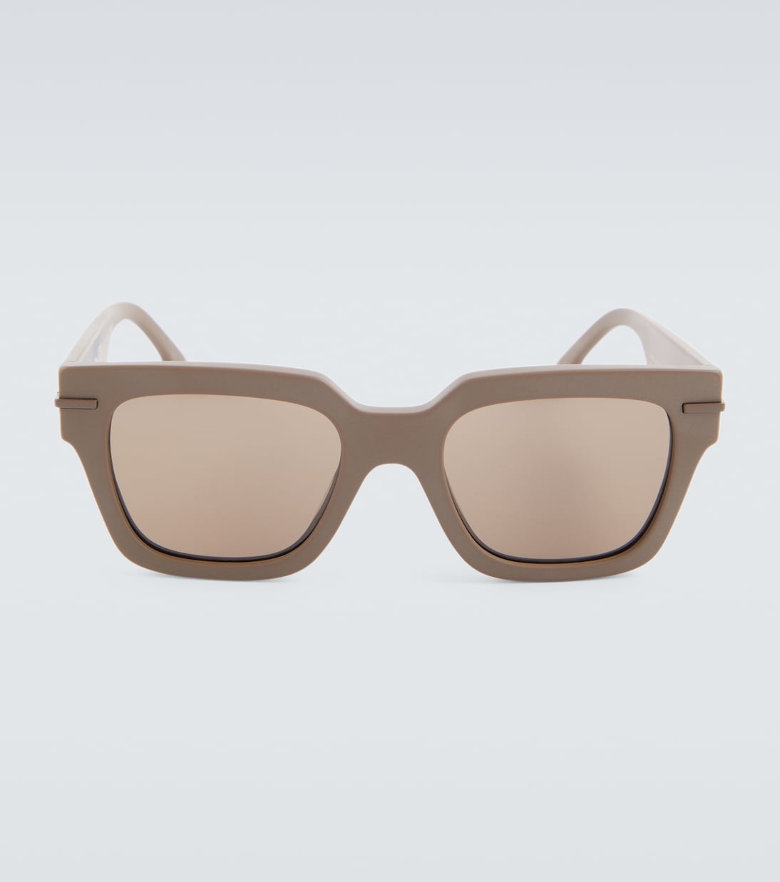 цена Квадратные солнцезащитные очки Fendi, коричневый