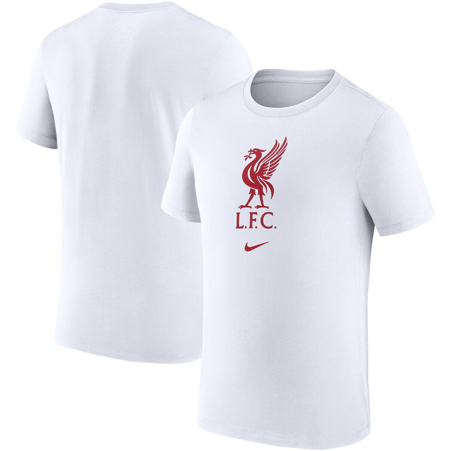 

Молодежная белая футболка Nike Liverpool Team с гербом Nike