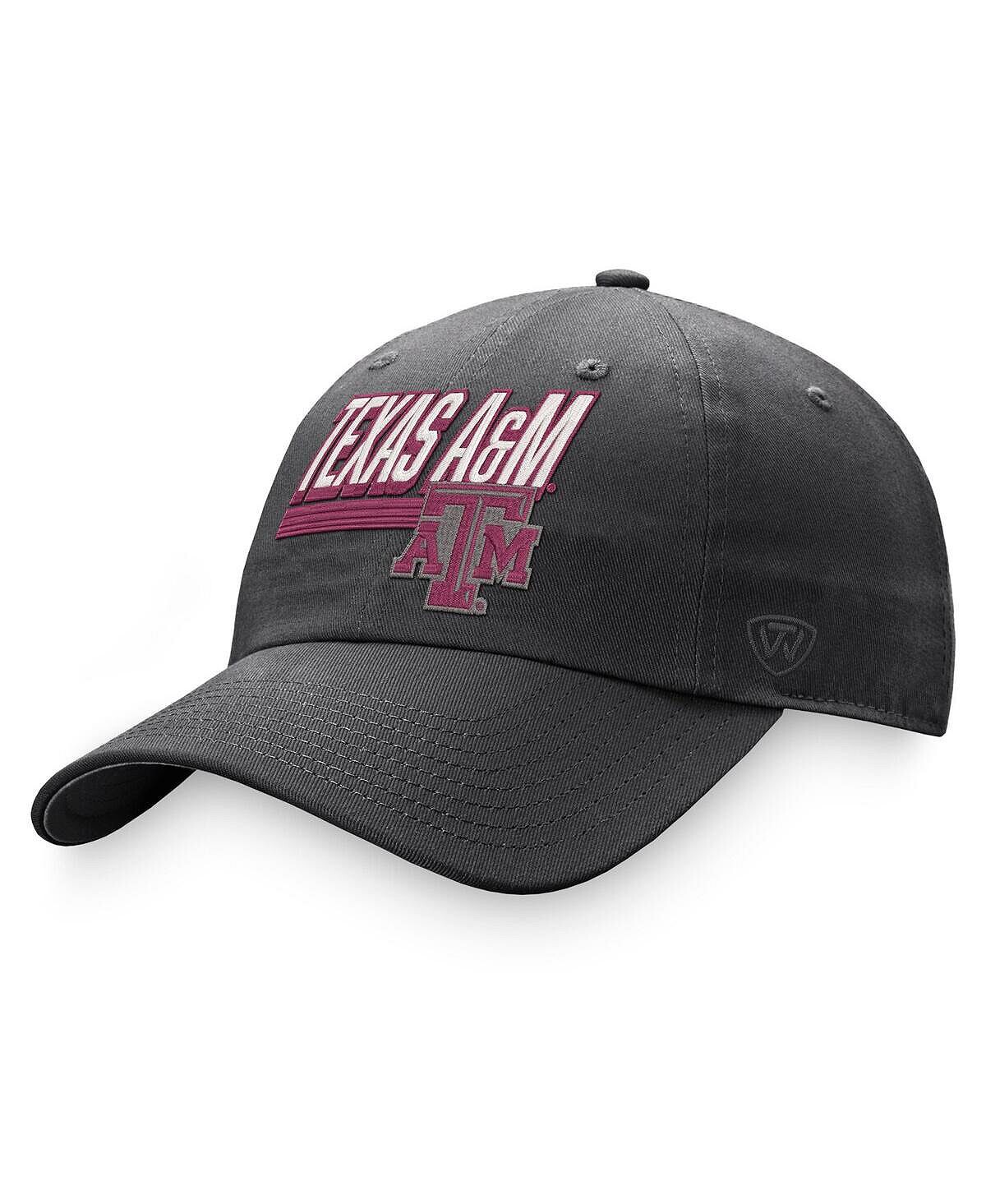 

Мужская темно-серая регулируемая шляпа Texas A&M Aggies Slice Top of the World
