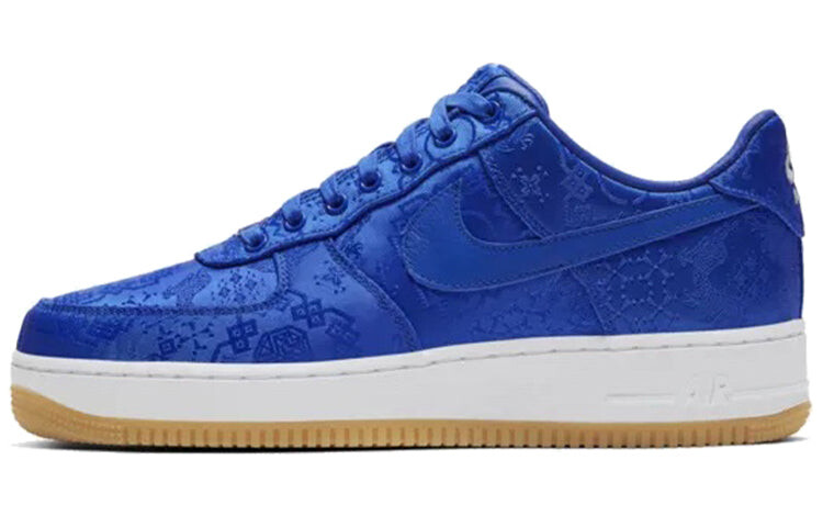 

Кроссовки мужские Nike CLOT x Air Force 1 PRM, синий / белый