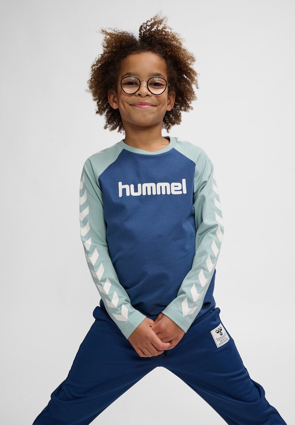 

Рубашка с длинным рукавом Hummel, цвет blue surf