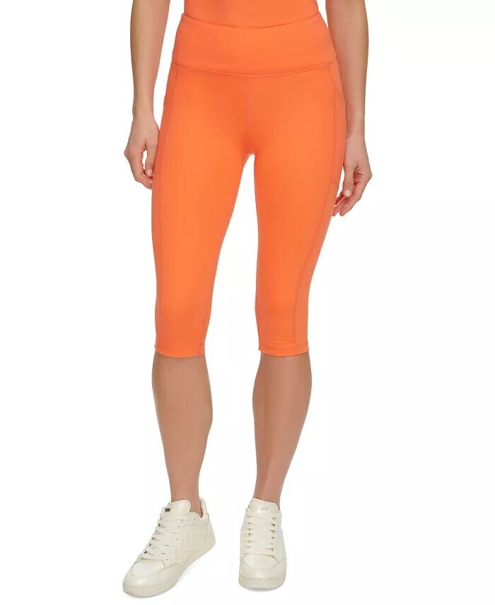 

Женские леггинсы-капри Balance с высокой талией DKNY, красный