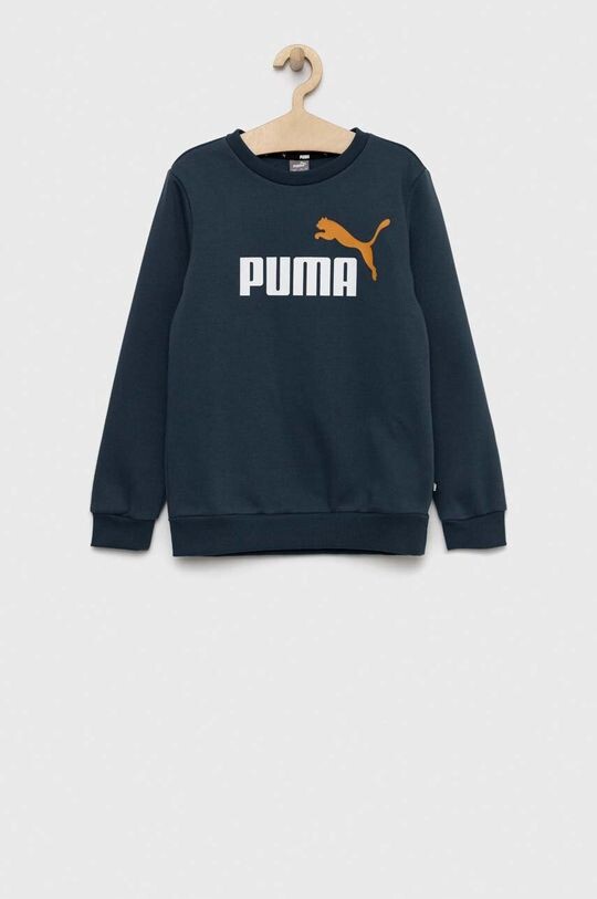 

Детская толстовка Puma ESS+ 2 Col Big Logo Crew FL B, синий