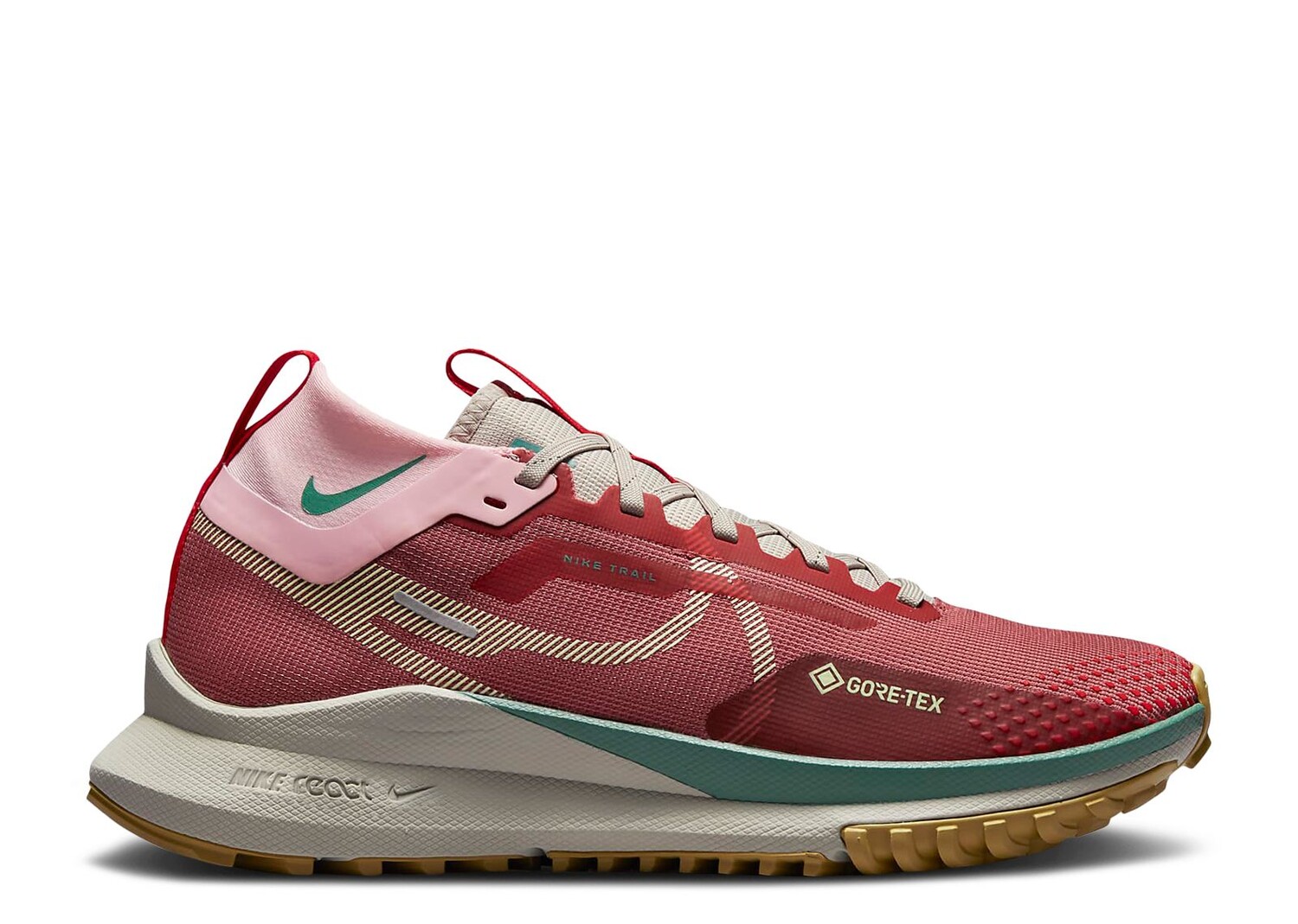 

Кроссовки Nike Wmns React Pegasus Trail 4 Gore-Tex 'Canyon Rust', красный