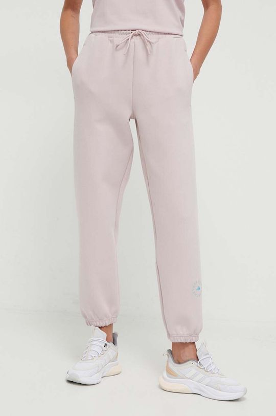 Джоггеры adidas by Stella McCartney, розовый синие широкие джинсовые брюки stella mccartney