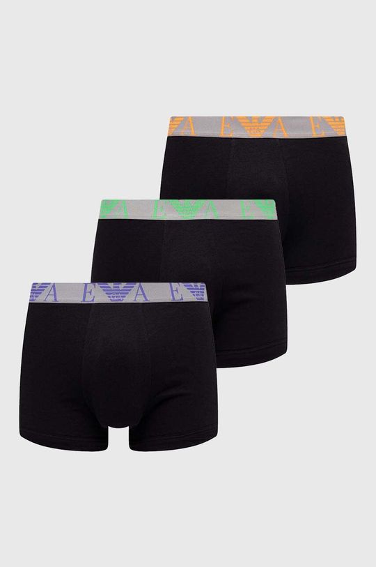 3 упаковки боксеров Emporio Armani Underwear, черный